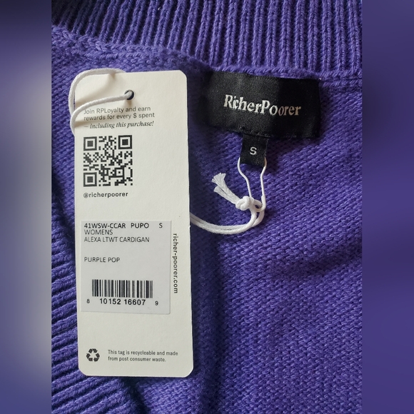 Richer Poorer Cardigan S New - Picture 4 of 6